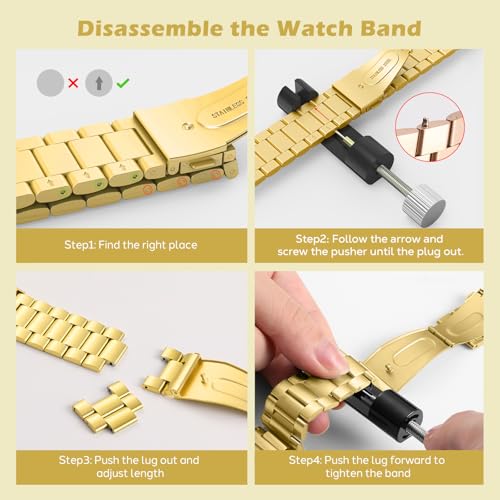 MoKo Slim Metal Band Compatible with Apple Watch 38/40/41/42mm - image 6