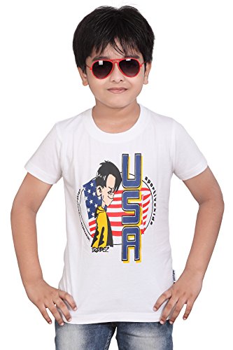 Image of dongli Printed Half Sleeve Boys Tshirt (Pack of 4)