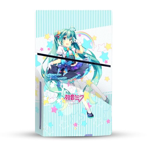 Peau Hatsune Miku PS5 Slim pour protéger la console des rayures - 3