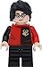 LEGO Harry Potter - Minifigure Harry Potter in uniforme da tornea, con bacchette magiche
