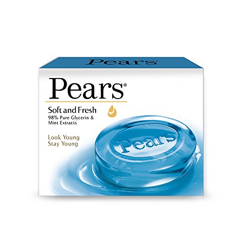Image of Pears Soft & Fresh Bathing Bar With 98% Pure Glycerine, 125 g