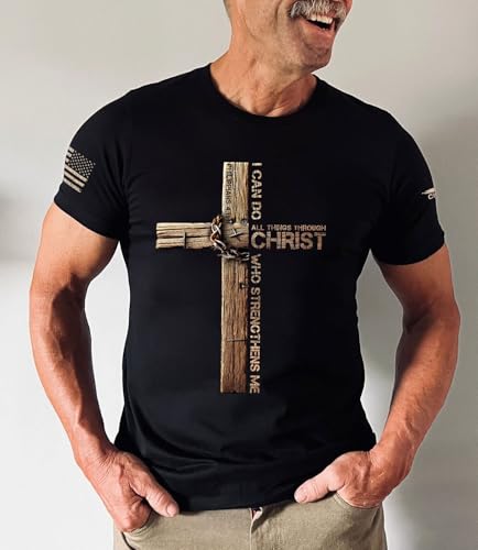 I Can Do All Things Through Christ Shirt, Jesus Shirts for Men, Christian Shirts for Men 14