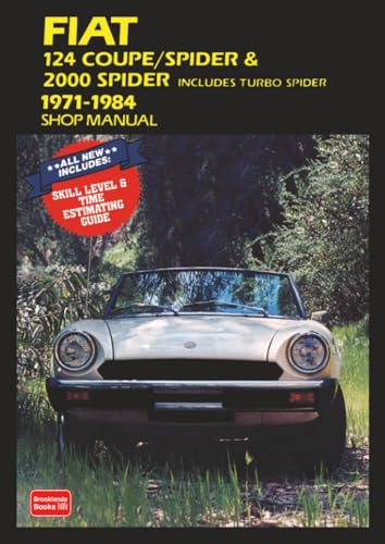  Fiat 124 Coupe/Spider & 2000 (includes Turbo Spider) 1971-1984 Shop Manual