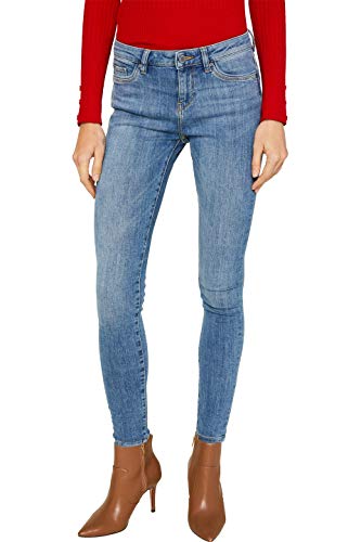 Preisvergleich Produktbild ESPRIT Damen Used Superstretch 999EE1B810 Jeans, Blue Light Wash, 33W / 34L