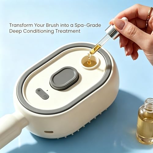Peine Masajeador Eléctrico con Vapor para Cabello miniatura 6