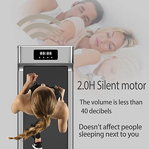 ARUNDO Klappbares Motorisiertes Laufband 1-12 km/h, 2,25 PS Jogging-Walking-Maschine für Übungen,Faltbares 2-in-1… – Bild 5