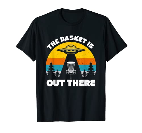 Disc Golf Camisetas Hombre Disc Golf Tee DG Basket Camiseta