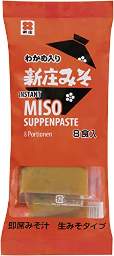 Sopa de miso, 1 paquete con raciones de sopa de 160 gr