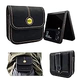 TarbicGear Phone Holster for Z Flip 4, Belt Clip Case for Samsung Galaxy Z Flip Series, Magnetic Clo