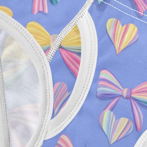 Wusikd Colorful Bows Hearts (2) Boys' Underwear Cotton Boys Briefs Soft Toddler Underwear 2T 5