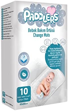 Paddlers Yumuşak Bebek Bakım Örtüsü 60 x 60 (1 x 10 adet) - Görsel 2