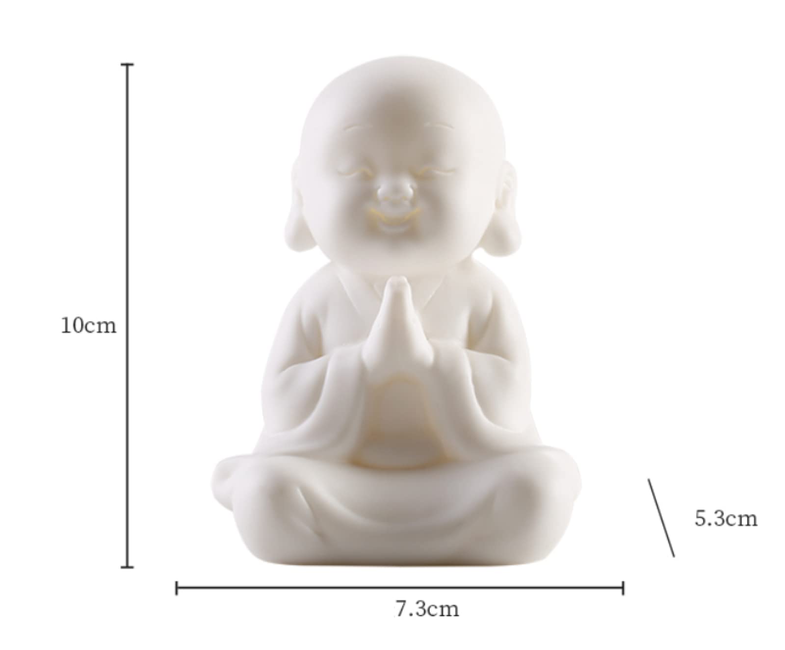 Figura de cerámica, Estatua Religiosa de Buda, Escultura, Adorno de cerámica, Arte, decoración para Hotel, hogar, Oficina, Regalo