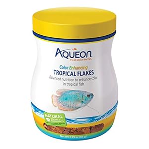 Aqueon Tropical Flakes Color Enhancing 2.29 Ounces Color