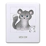 Edad 3+ Azeeda \'Leopardo de Nieve\' Rompecabezas Deslizante (PZ00008120)