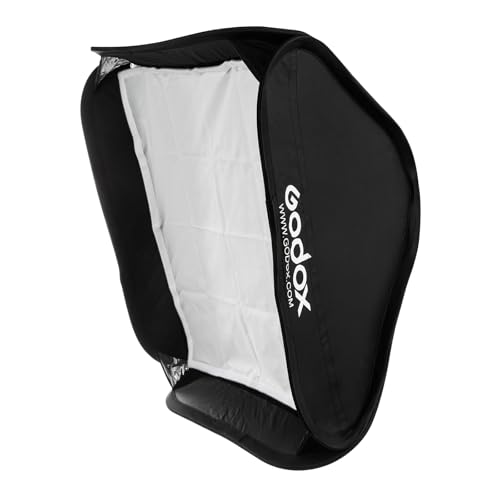 Godox SGGV6060 - Kit de caja de luz plegable con soporte de flash S2, 60 x 60 cm, caja blanda con rejilla con soporte Bowens para Godox AD400PRO AD200PRO AD200PRO AD200 V1 V1Pro V100 V860III TT685II - imagen 8