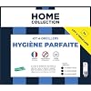 Bleu Câlin Lot De 4 Oreillers Anti-Acariens 60x60 Cm - Hygiène Parfaite Fabriqués En France