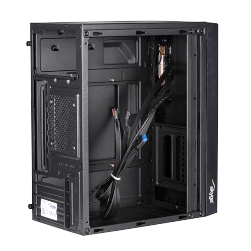 Micro ATX AKYGA AK35BK Gabinete 2x USB 2.0 Negro sin Fuente de Poder miniatura 5