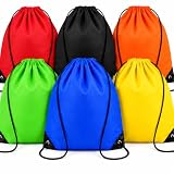 MAQIHAN 6 mochilas con cordón – Bolsas con cordón para gimnasio,