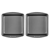 GoodCook 2pk 8x8 Set Baking Pan, 2 Pack, Gray