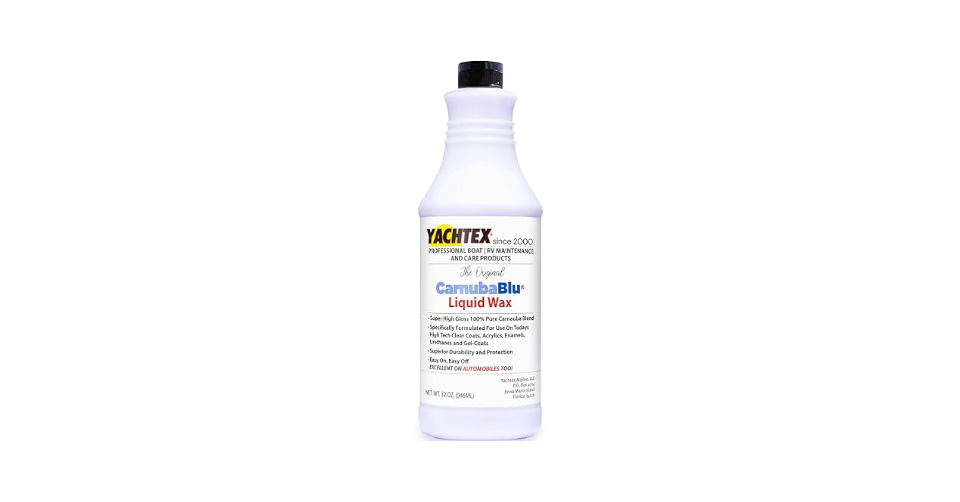 Amazon.com: Yachtex Carnuba Blu Wax - 32 Oz Pure Liquid