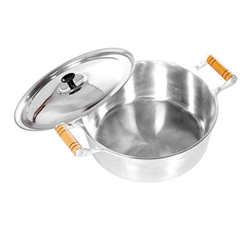 Conjunto Jogo Panelas Grande Alumínio Batido Fundido Grosso