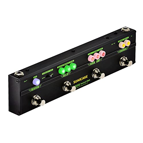 SONICAKE Multi Effectos Pedal para Guitarra RockStage Classic