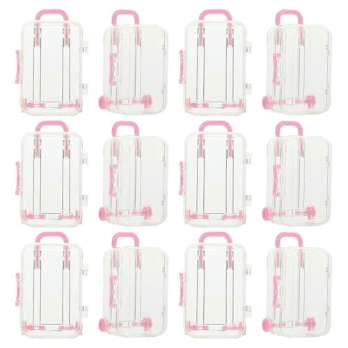 LIUBI Frascos, Cajas, Recuerdos de Boda, Fiestas, cumpleaños, Festivales, Suministros, Almacenamiento Elegante, 12 Piezas