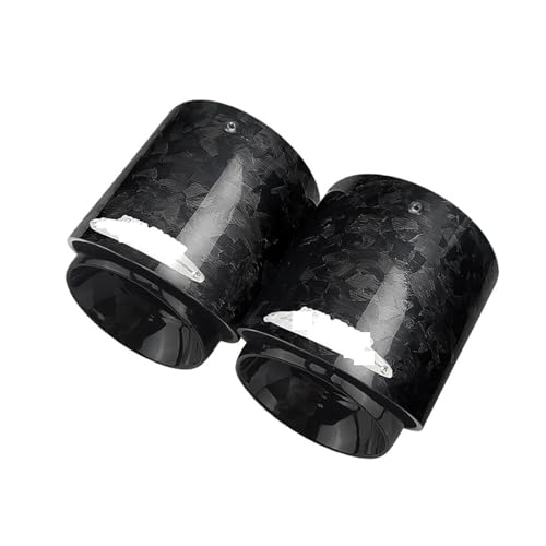 Tuyau d'échappement en carbone forgé unique et chrome noir 72mm pour Mini Cooper S