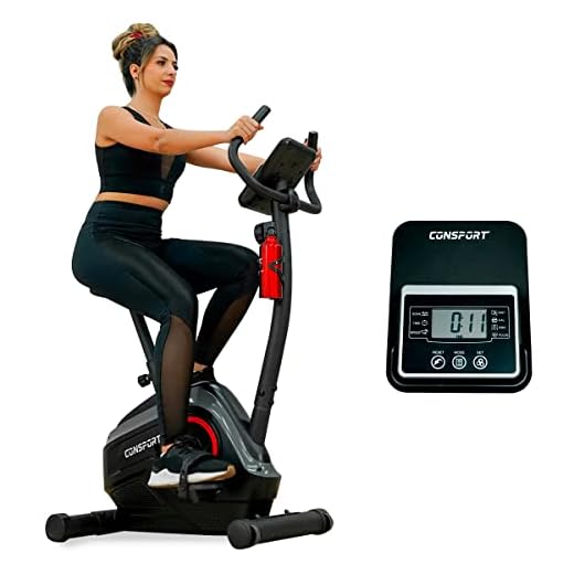 Bicicleta Ergométrica Vertical Para Exercícios Em Casa Academia Fitness Treinamento V-1000 ConSport