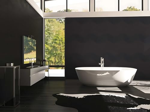 Papel pintado geométrico Profhome para decorar paredes con estilo 6