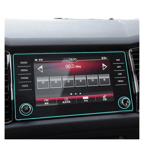 Film protection navigation Skoda Kodiaq Karoq 2017-2019 écran tactile sans bulles