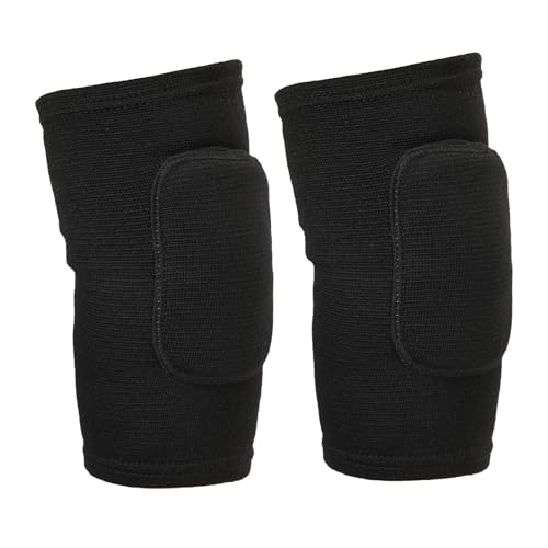 Image of Anti Slip Sponge 1 Pair Tandem Volleyball Elbow Pads, Black Small, Breathable Arm Protector for Sports & Fitness, Comfortable Elastic Support for Men, Women, and Kids