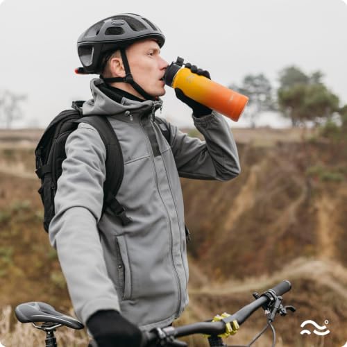 Image of Swigina Insulated Water Bottle with Boot (Keep 36 hrs Cold) BPA Free, 24 oz