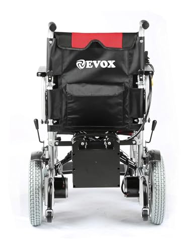 Image of EVOX Electric Wheelchair with 20AH Battery, 15-20 km per charge, Durable & Long Lasting, Weight Bearing Capacity -100kg Lithium Ion Battery For Elderly & Specially-abled WC-105(LIOB), 1 Year Warranty