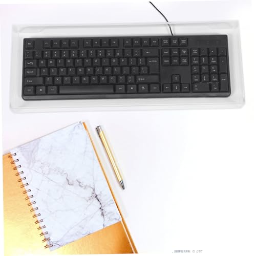 Cubierta de teclado acrílica transparente y antidesgaste para hogar 7
