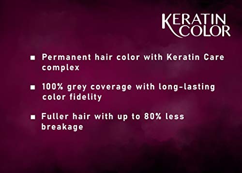 Schwarzkopf Keratin Color Permanent Hair Color Cream, 4.6 Intense Cocoa #TOP4