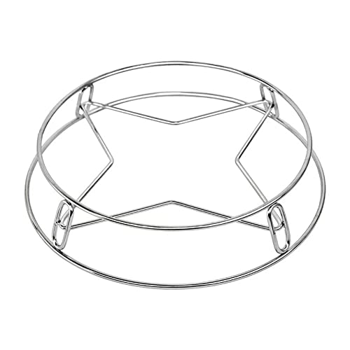 esowemsn 1PC Stainless Steel Pan Pot Holder Round Potholder Metal Pan Holder Rack for Milk Pot Holder Cooking Home Kitchen Restaurant