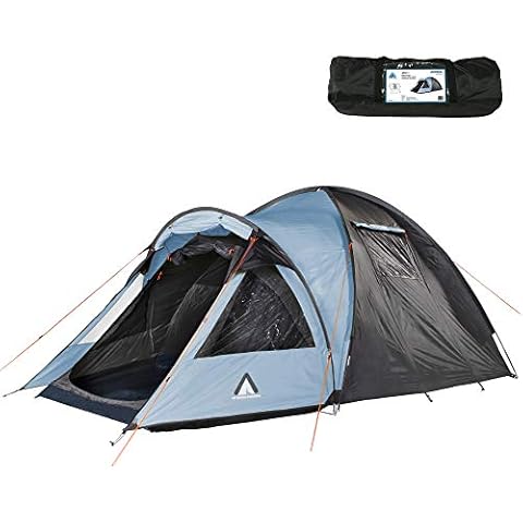 10T Zelt Glenhill Arona 4 Mann Kuppelzelt FULL-XXL Schlafkabine wasserdichtes 5000mm Familienzelt Cover