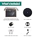 Electrohome Montrose Wireless Vinyl Record Player 2-Speed Belt-Drive Turntable, with Audio-Technica Stylus, Bluetooth, Vinyl-to-MP3 Recording, Speed Control Motor, Built-in Preamp, Wood Plinth (RR36)