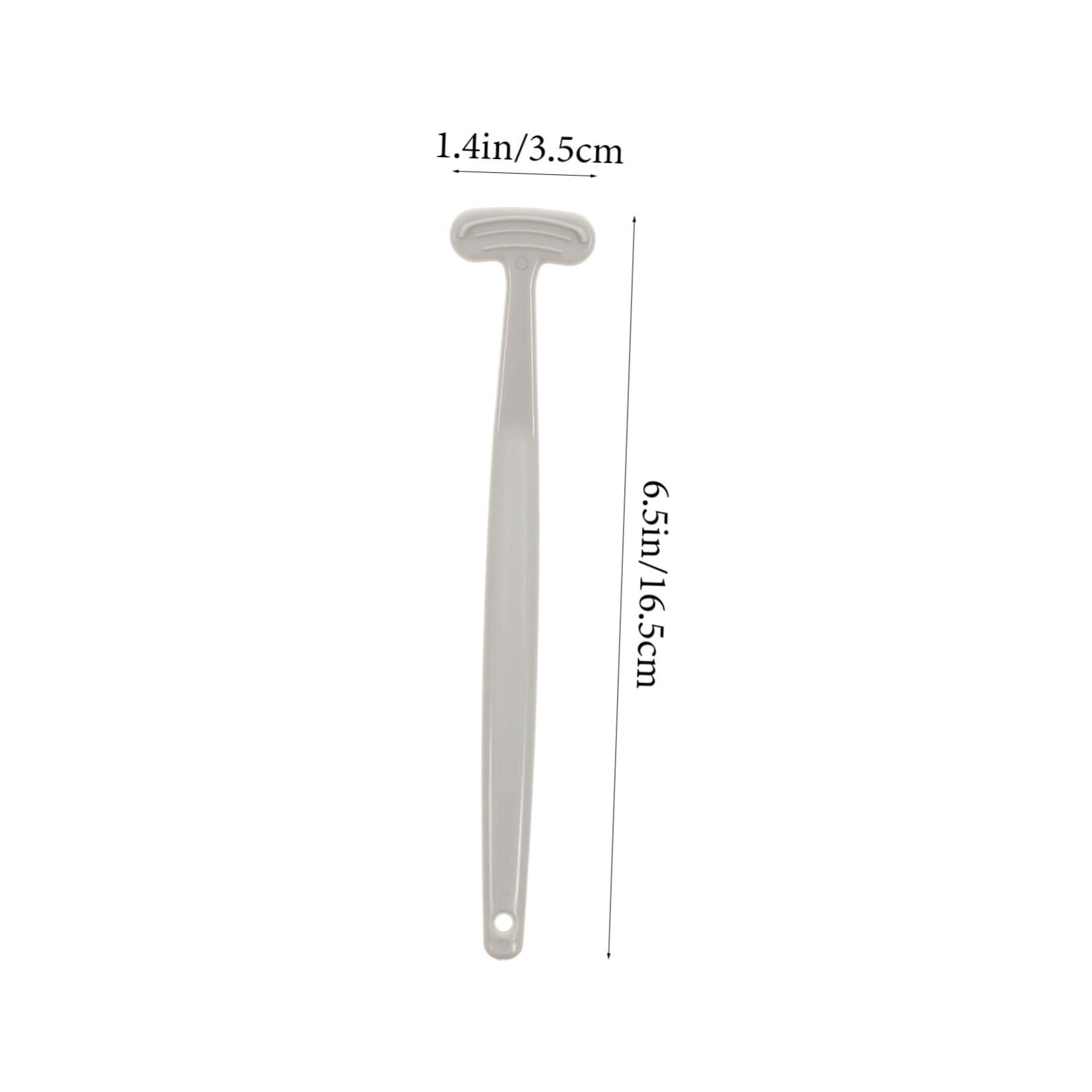 WOFASHPURET 2Pcs Brush Ergonomic Portable Oral Care for Fresh Breath and Mouth Cleaning Extra Wide Scraping Head for Easy Scraping