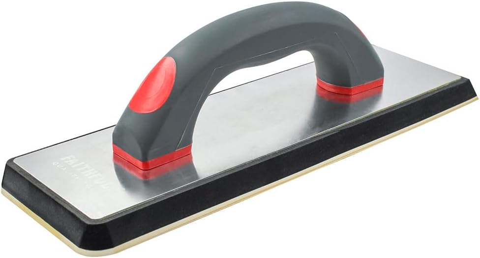 Faithfull SGGROUT12 Soft-Grip Grout Trowel 4-inch x 12-inch