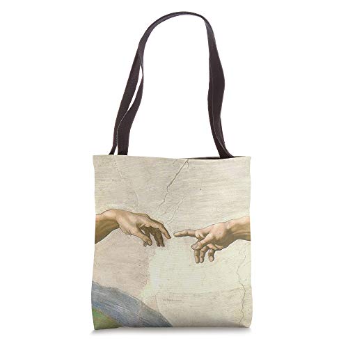 Bolsa Tote Michelangelo Creation of Adam miniatura 1