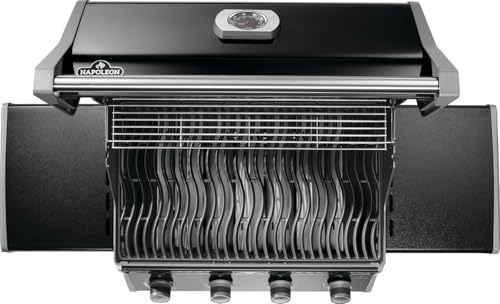 Image of Napoleon Rogue 525 Propane Gas Grill, Black, Durable 4-Burner BBQ | 4-Burner, Outdoor Cooking, Premium BBQ