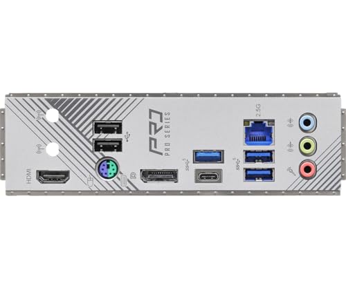 Image of ASRock B760M Pro RS Motherboard DDR5 7200MHz HDMI DisplayPort eDP PCIe Gen5 (Graphics) 14th 13th 12th Gen Intel Core Processors LGA1700 192GB
