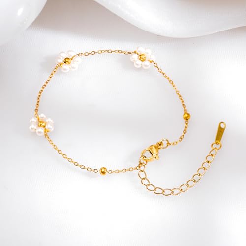Image of Rubans Demi Fine Stainless Steel Bracelet Waterproof Gift for Women & Girls