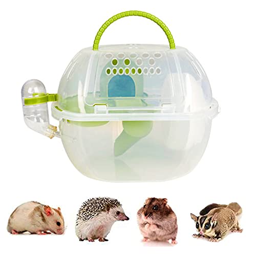 Hamster Carrier, Portable Pet Carrier Cage, Travel & Outdoor Small ...