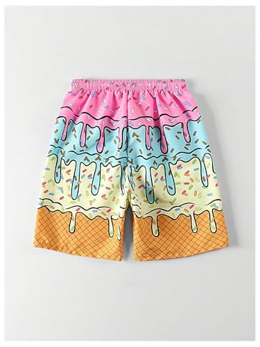 GORGLITTER Boy's Swim Shorts Quick Dry Swim Trunks Swimwear2