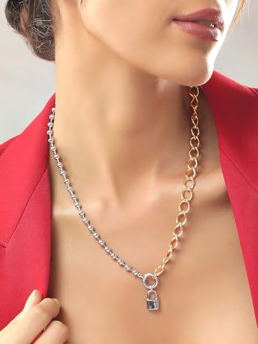 Image of Rubans Demi Fine Stainless Steel Necklace Chain Link Gift for Women & Girls