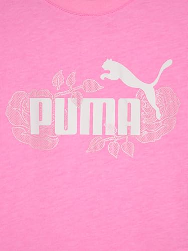 Image of PUMA Girls' 2 Piece Set, Short Sleeve Cotton Jersey T-shirt & Matching Skort
