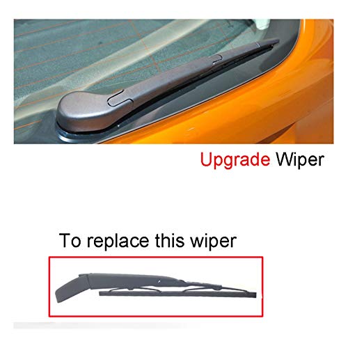 Limpiaparabrisas trasero de 12" para Volvo V50 2004 a 2012 con juego de brazo y escobilla DEHIWI 5